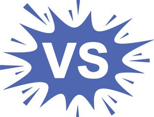 Obraz premium Versus battle concept, competition and rivalry theme