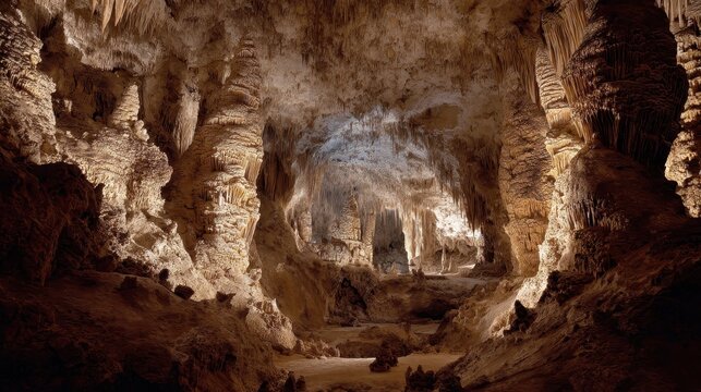 Stalagmites and Draperies: A Stunning Exploration of Carlsbad Caverns in New Mexico's National Park