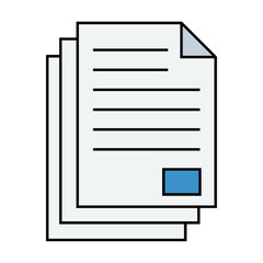 Clipboard vector illustration with a document icon on a glossy web design button symbol