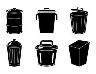vector trash can icon
