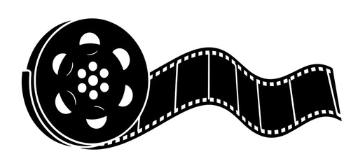 film strip isolated on white background