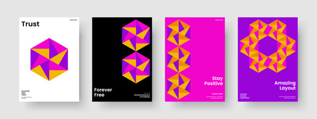 Obraz premium Geometric Background Design. Abstract Flyer Layout. Creative Brochure Template. Poster. Business Presentation. Banner. Book Cover. Report. Advertising. Journal. Handbill. Notebook. Pamphlet