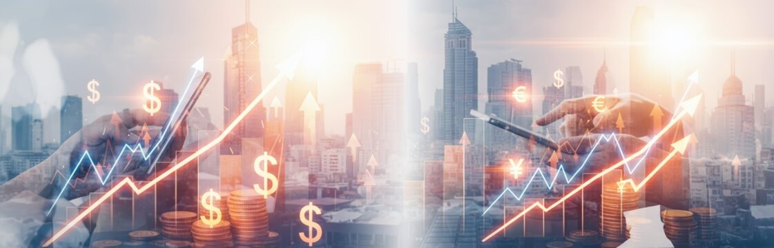 Financial markets grow with global investment opportunities - Powered by Adobe