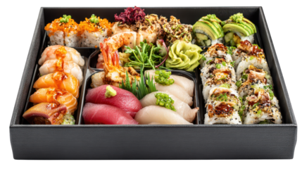 Black box filled with dense numerous contents container holds abundant indistinct articles