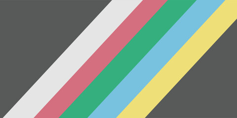 Disability pride flag. Color stripes representing a form of impairment