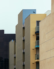 Contemporary and minimal architecture building	