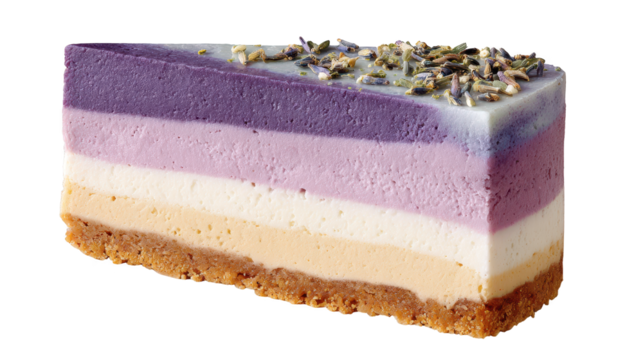 Cheese slice exhibits distinctive purple and white coloration this unique cheese reveals an intriguing blend of vibrant colors