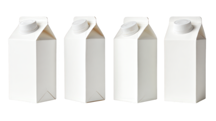 Four milk bottles display varying fill levels bottles show states full partially full and completely empty