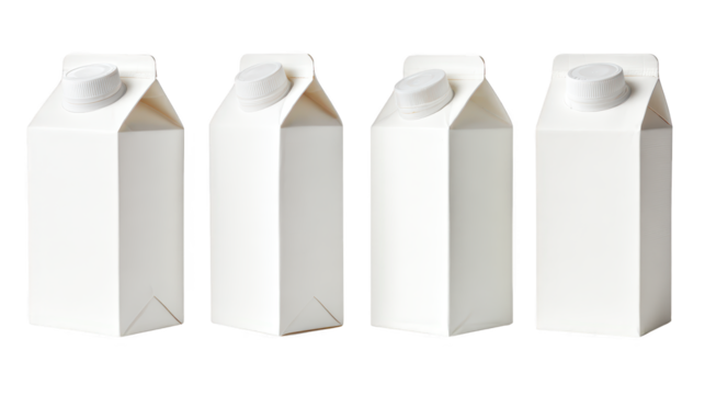 Four milk bottles display varying fill levels bottles show states full partially full and completely empty