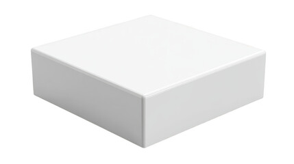 White box on dark background creates visual focus simple geometric shape stands out against deep black