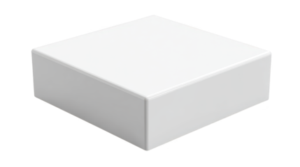 White box on dark background creates visual focus simple geometric shape stands out against deep black