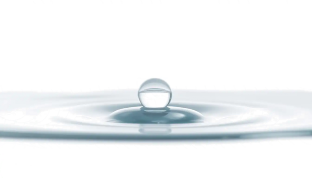 single clear water drop, realistic surface tension, soft reflection, clean lab aesthetic, isolated transparent background.
