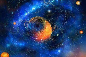 space background with stars