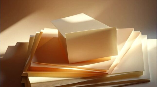 Abstract Neutral Tones with Soft Folds and Creases