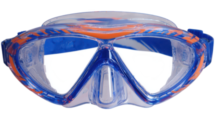 Scuba goggles for underwater exploration equipment designed to enhance underwater visibility