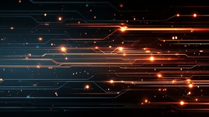 Dynamic digital network flow with glowing data streams and vibrant energy pulses, perfect for tech innovation and future concepts