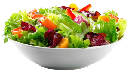 Crisp green lettuce ripe red tomatoes compose fresh salad delicious healthy salad prepared with fresh garden ingredients