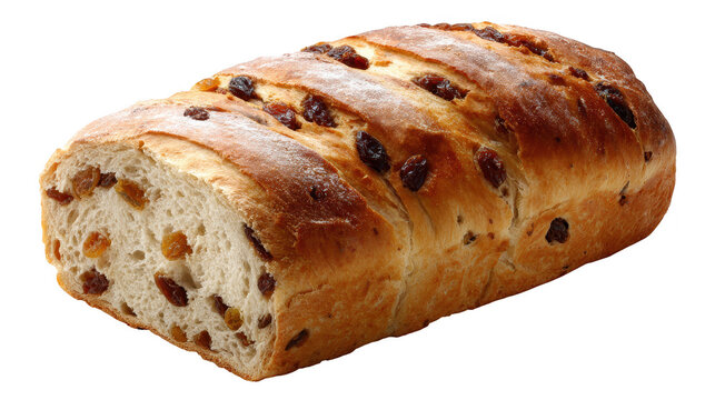 Loaf of bread features rait and raits baked bread item contains distinct rait and raits