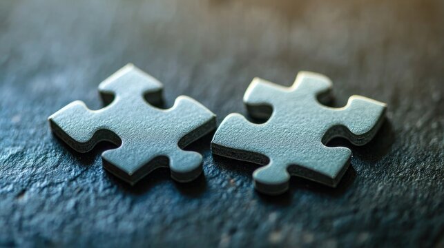 A conceptual image of two puzzle pieces not fitting together, symbolizing something being out of kilter