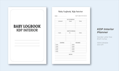 Baby logbook KDP interior 