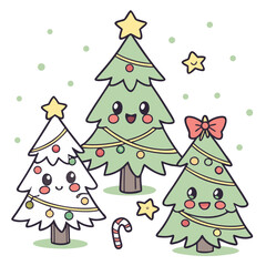abstract christmas tree