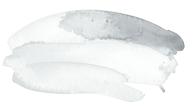 Washed-out gray watercolor brushstroke shape with subtle textures