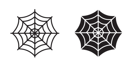 Spider web icon