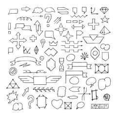 Sketchy Hand Drawn Bubble Signs