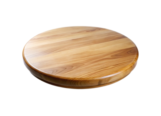 Detailed wooden lazy susan rotating tray serving platform kitchen dining table accessory