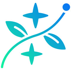 foliage gradient fill icon
