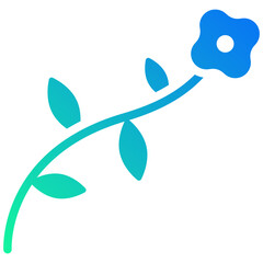 foliage gradient fill icon