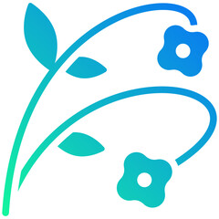 foliage gradient fill icon