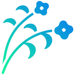 foliage gradient fill icon