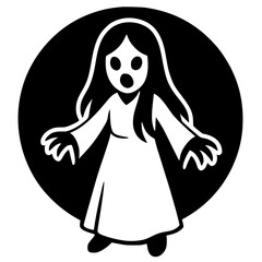 Ghost logo silhouette