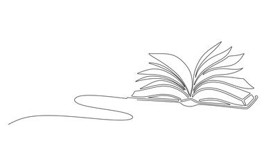 continuous line of book