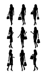 Women silhouettes collection