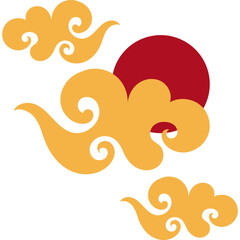 Chinese Clouds Illustration