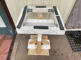 Wooden stand for home water boiler