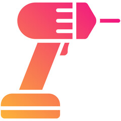 drill gradient fill icon