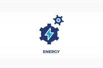 ENERGY vector, icon or logo sign isolated symbol illustration