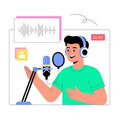 Audio recording of conversation PNG File On Transparent Background