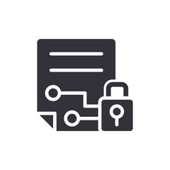 Secured Document With Circuit Privacy Concept Graphic