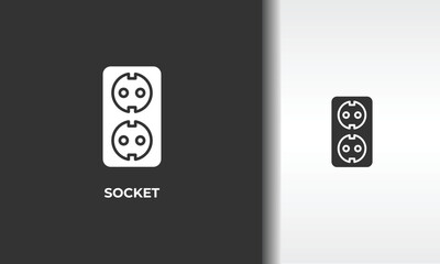 Socket Vector, Icon Or Logo Sign Isolated Symbol Illustration