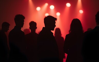 audience silhouette 1. High quality