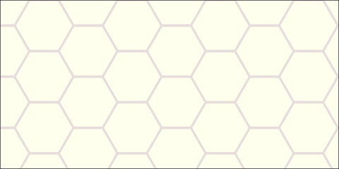 Seamless geometric honeycomb hexagon pattern texture design vector illustration