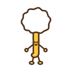 キャラクター風の単品アイコンイラスト　耳かき