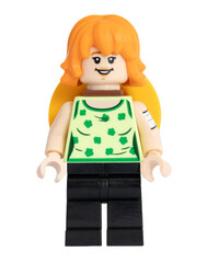 Obraz premium Dortmund - Deutschland 4. November 2025 - Lego Figur Nami lacht der Serie One Piece - Studio Aufnahme 