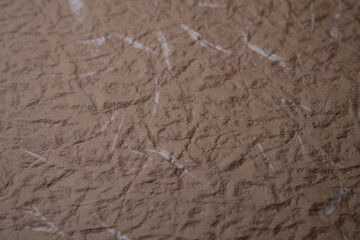Brown Handmade Paper Texture with Fibers
