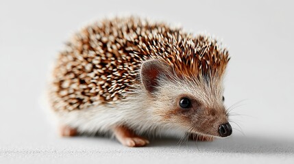 Obraz premium hedgehog on a white background