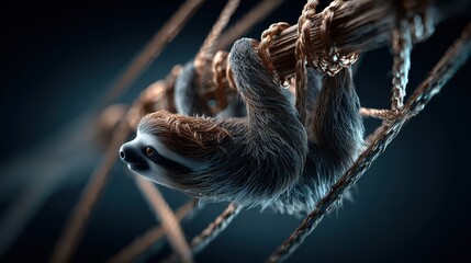 Fototapeta premium spider on the web